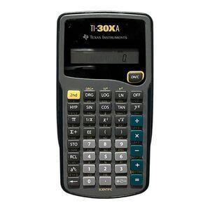 Texas Instruments TI-30XA Student Scientific Calculator 10-Digit LCD Black EUC